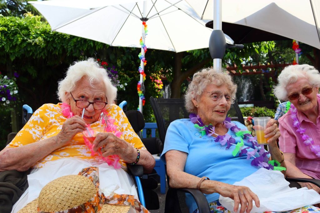 Residents, relatives & volunteers Summer get-together